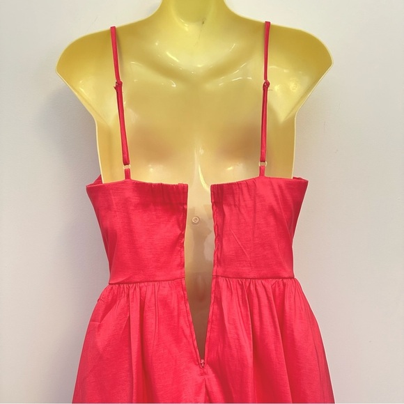 Honey and Rosie Hot Pink Satin Mini Dress Size 7 - Picture 7 of 9